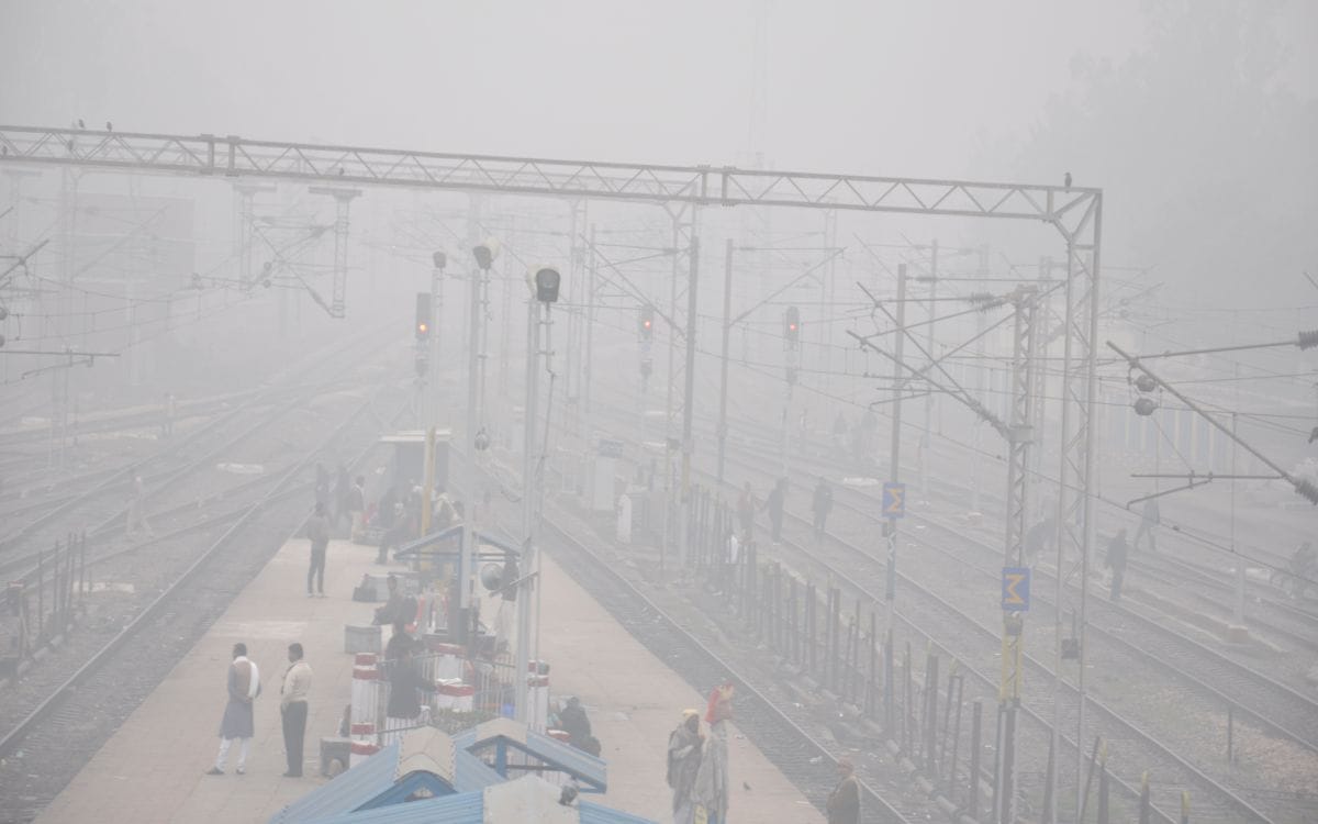 trains rescheduled and running late due to weather starting from delhi