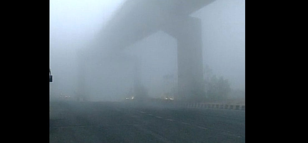  first fog pictures from North India, smog in several cities