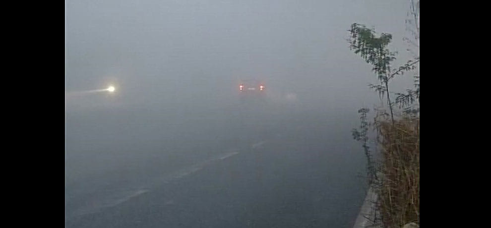  first fog pictures from North India, smog in several cities