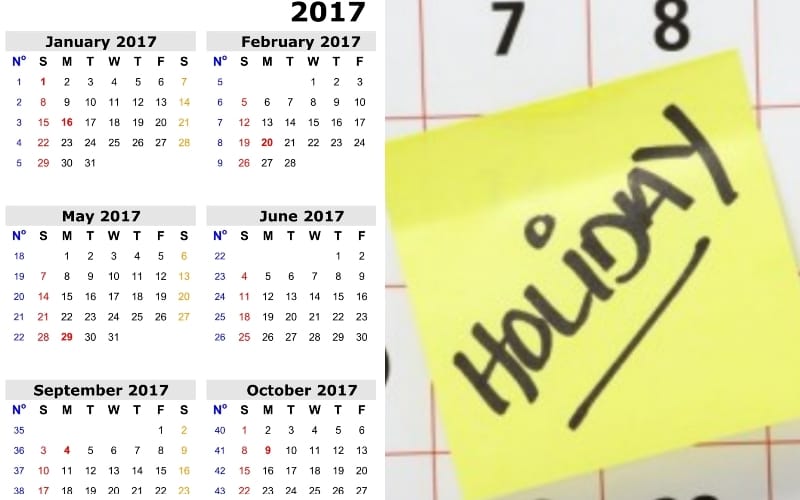 uttar pradesh administration released 2017 holiday calendar
