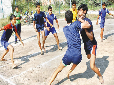 Green has won the kabaddi stadium