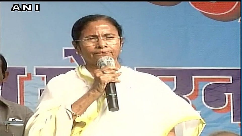Mamata Banerjee at a rally in Patna against DeMonetisation