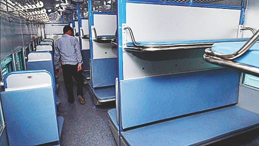 Two deendayalu coaches are established in gorakhdham