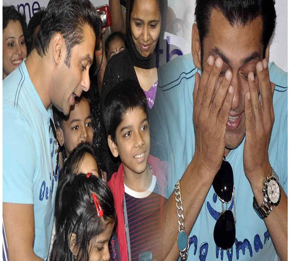 salman khan help to 5 month old pre mature baby