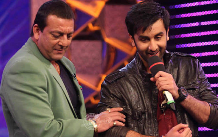 Sanjay Dutt mocks Ranbir Kapoor for not being macho man