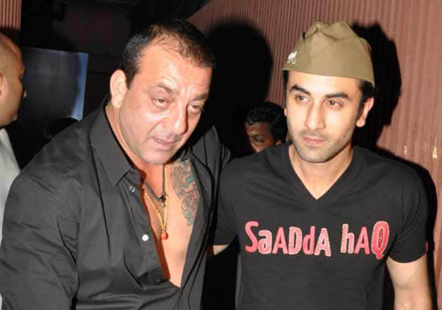 Sanjay Dutt mocks Ranbir Kapoor for not being macho man
