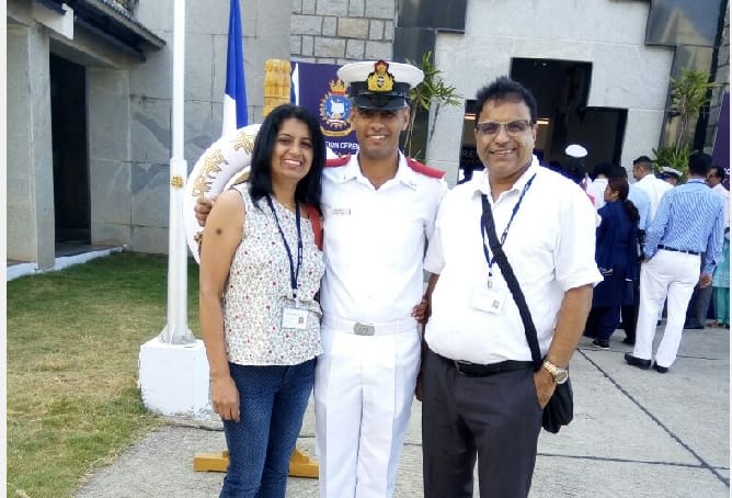 Subrat Soni Become sub lieutenant in Indian Navy.