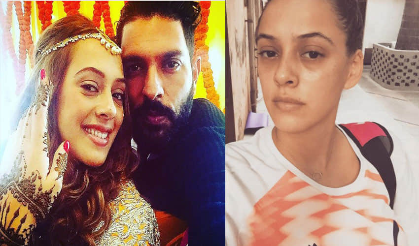 yuvraj singh's wife hazel keech without makeup