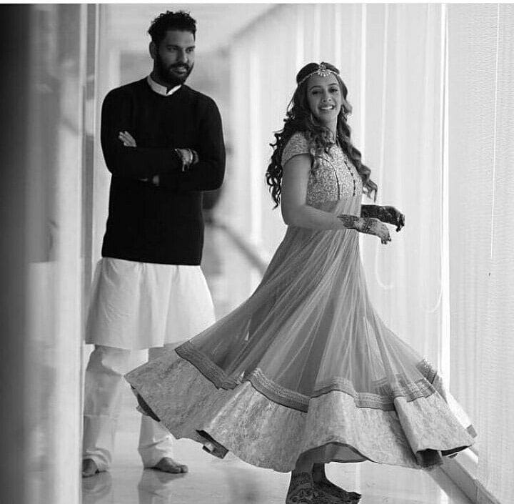 Yuvraj singh hazel keech wedding pictures