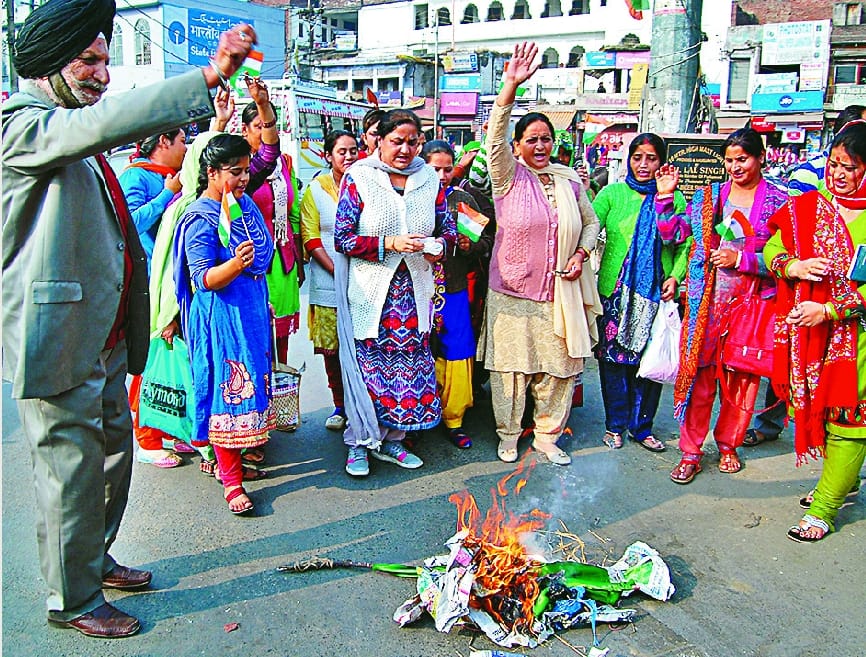 Anger burst on terror
