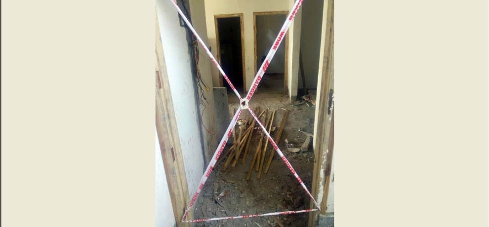 Action on illegal construction, 103 flats and two shop seal