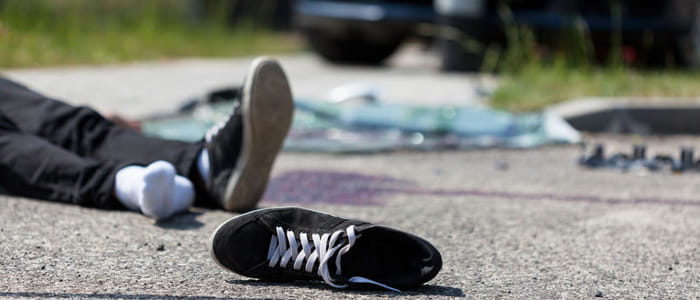Uncontrollable car hit old aged admitted in critical state in hospital