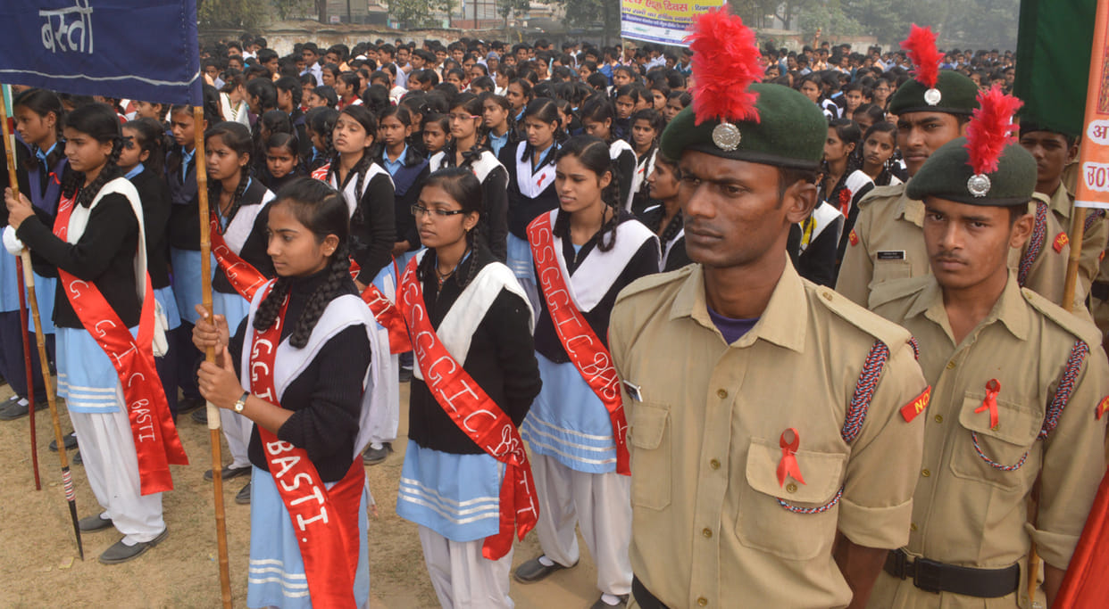AIDS awareness rally 