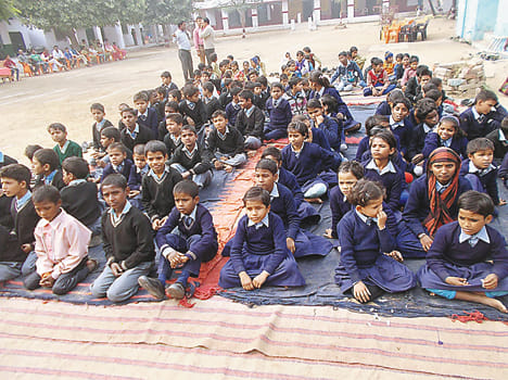 Disabled children in sports rally showed stamina