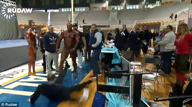 Greek Bodybuilder Giannis Magos Slapped Judge in Protest