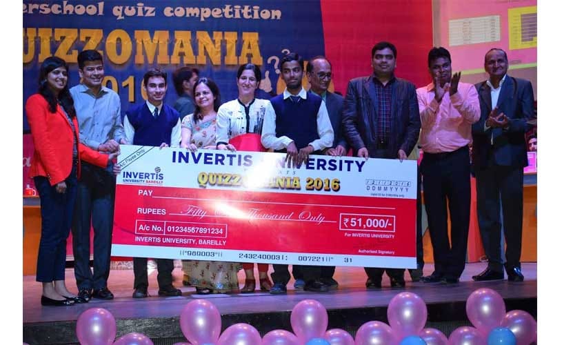 Annual Quiz competition in Invertis University