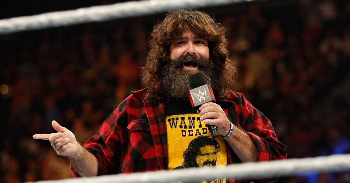 Mick Foley Looses His Fake Tooth Screaming At Sami Zayn