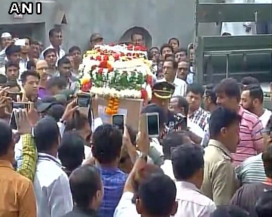 whole city aroused was martyr's last farewell