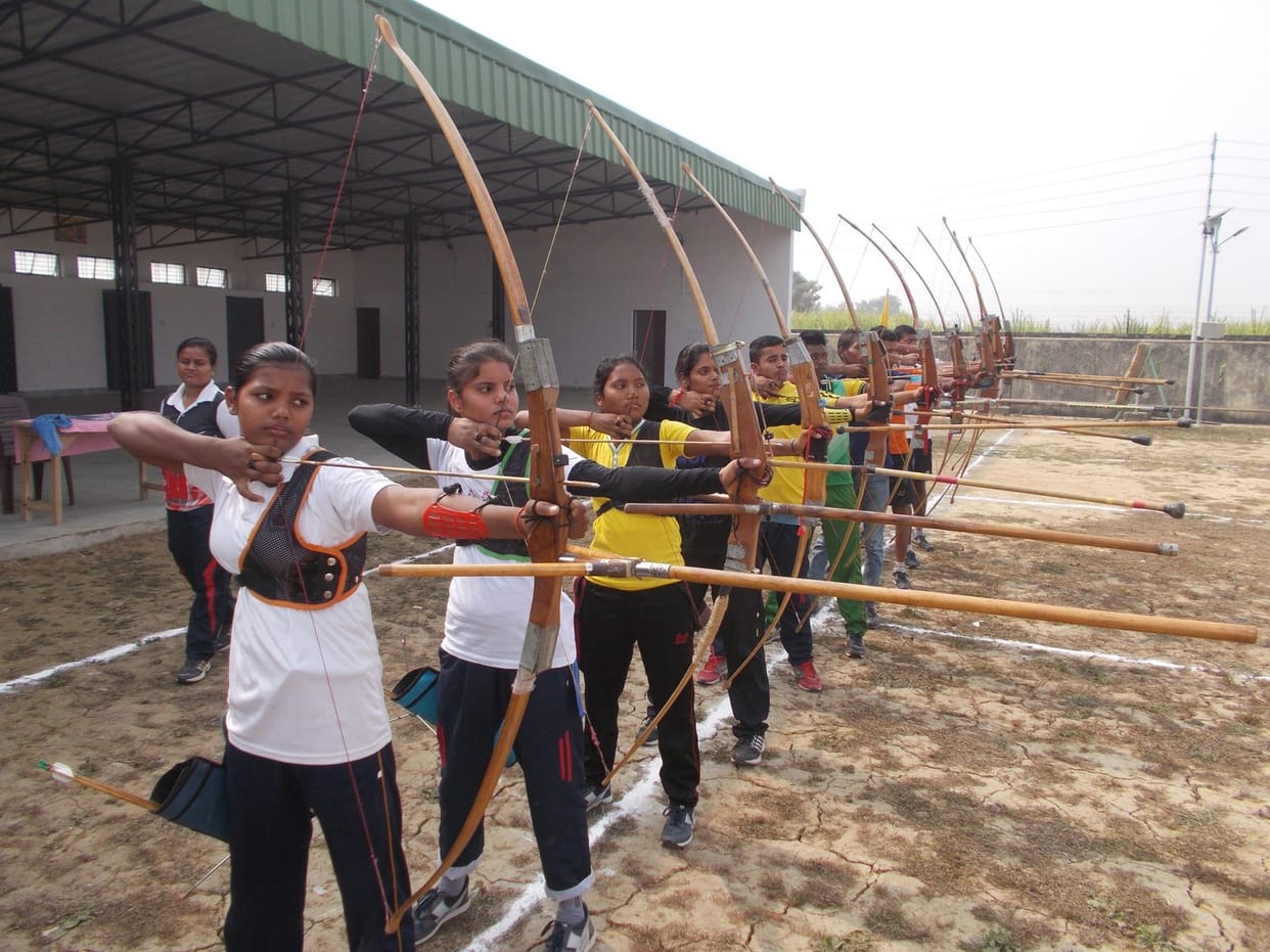 Congratulations Marie stake in the 40-meter archery