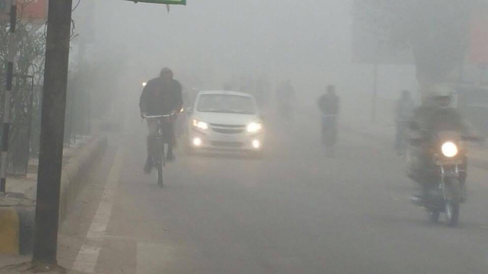 second day havy fog in central up 