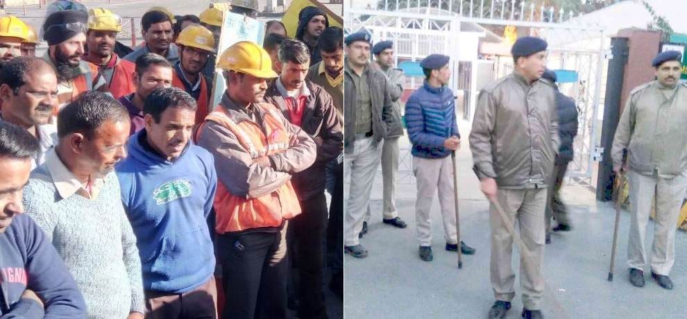 dispute in cement factory in darlaghat