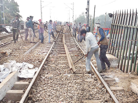 The new rail line to cast
