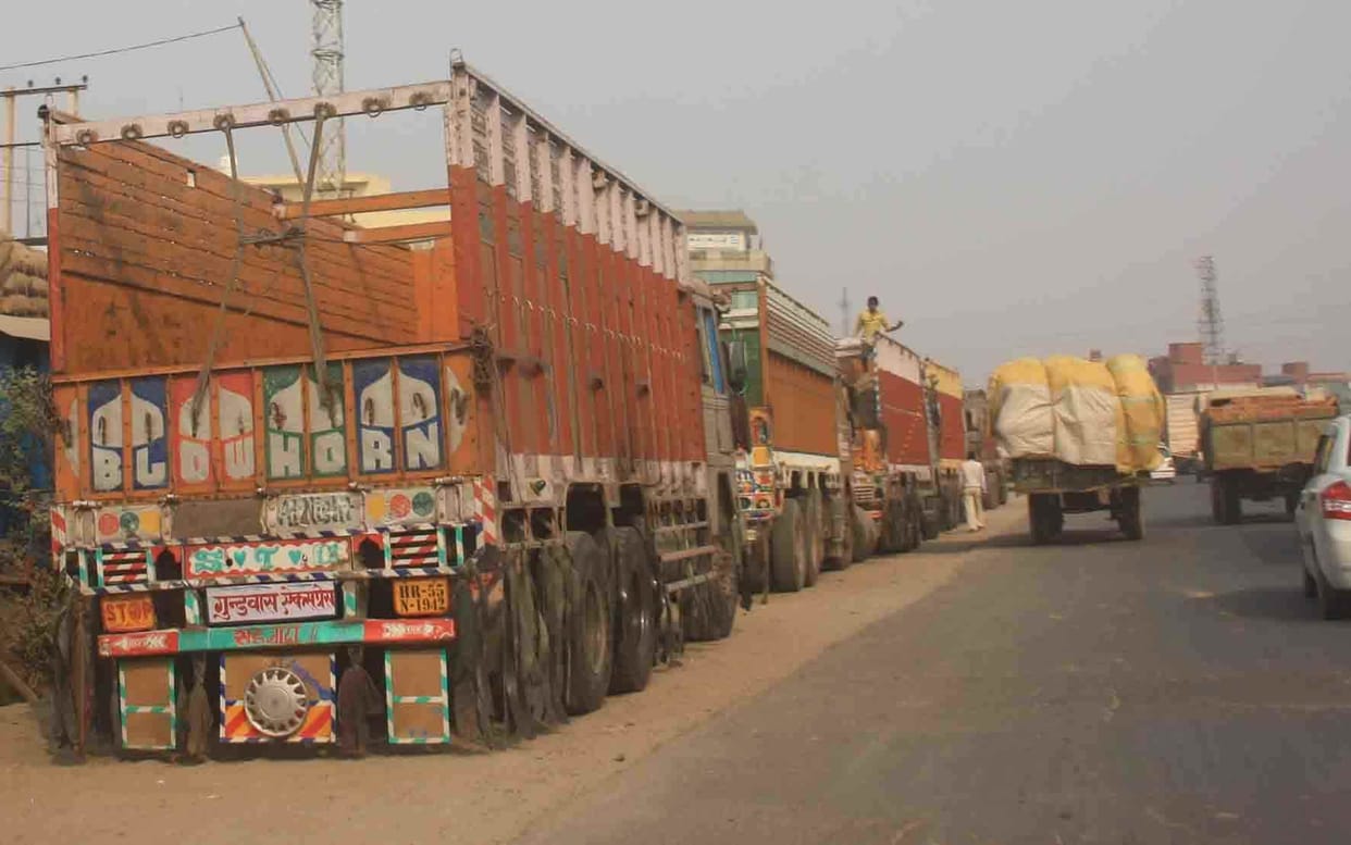 Heavy vehicles will not be in town today in varanasi