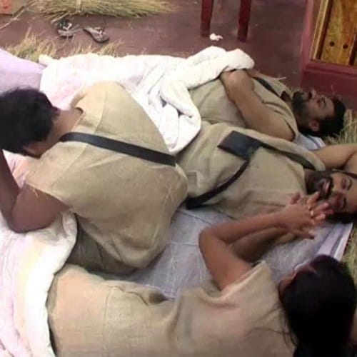 BIGG BOSS:Monalisa and Manu caught kissing