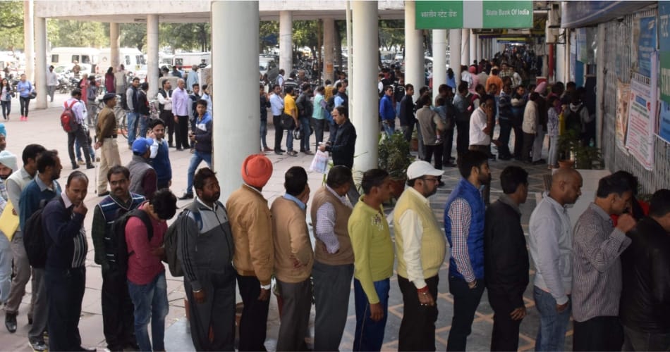 Setback from banks, depositing money at low gain