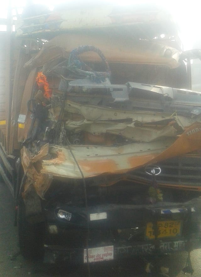 Gangapul accident on State Highway five hours jam