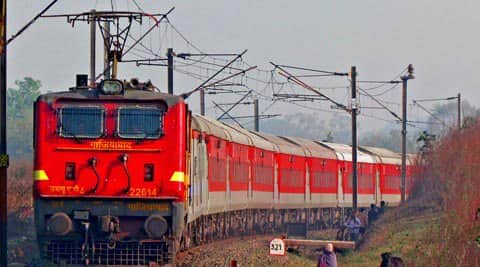 trolley crashed after hit by rajdhani express 