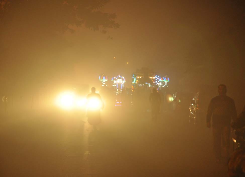 fog in kanpur