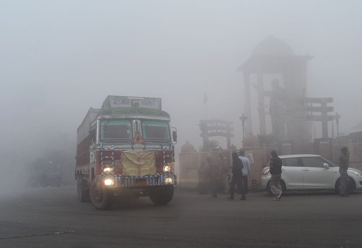 Fog havoc.