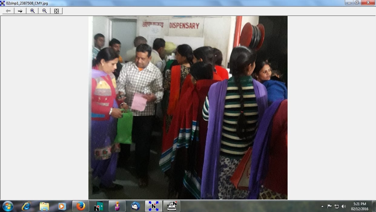 Death of baby during delivery in CHC