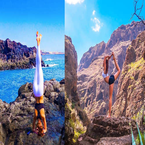 female pilot got famous for hot yoga pictures