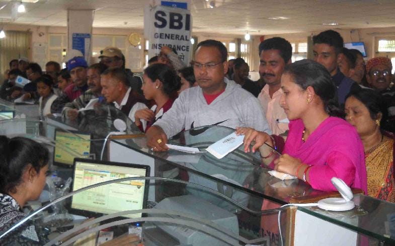 It has not rush to the banks