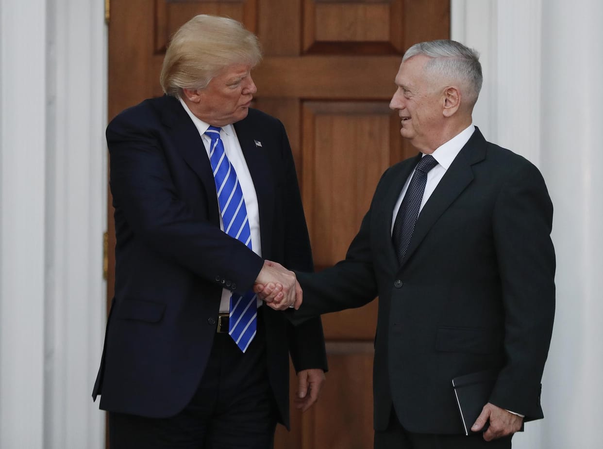 Trump to nominate retired General Mattis for defence Secretary