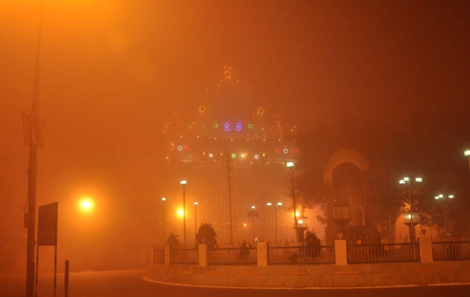 fog in kanpur