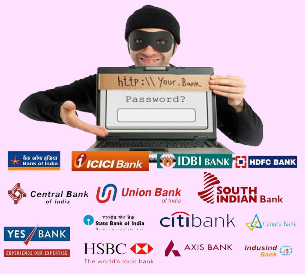 phishing websites stealing information from sbi icici 24 other banks us report