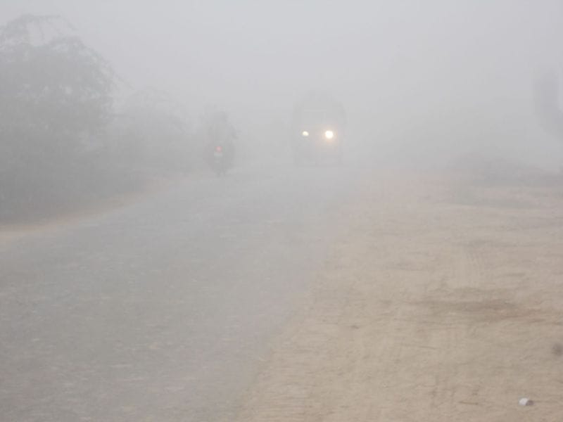 Public life is scattered by fog