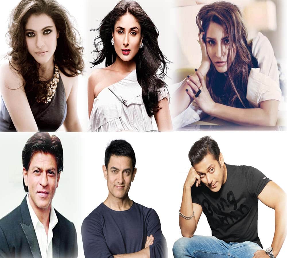 These actresses got lucky working with three Khans