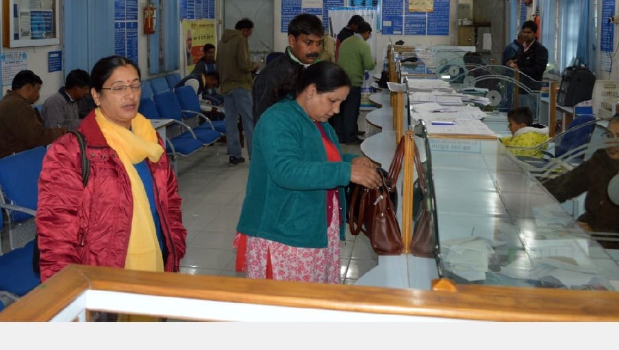 Allahabad Bank barring banks reached 500 notes