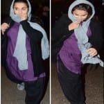 vidya balan hide her face in front of camera