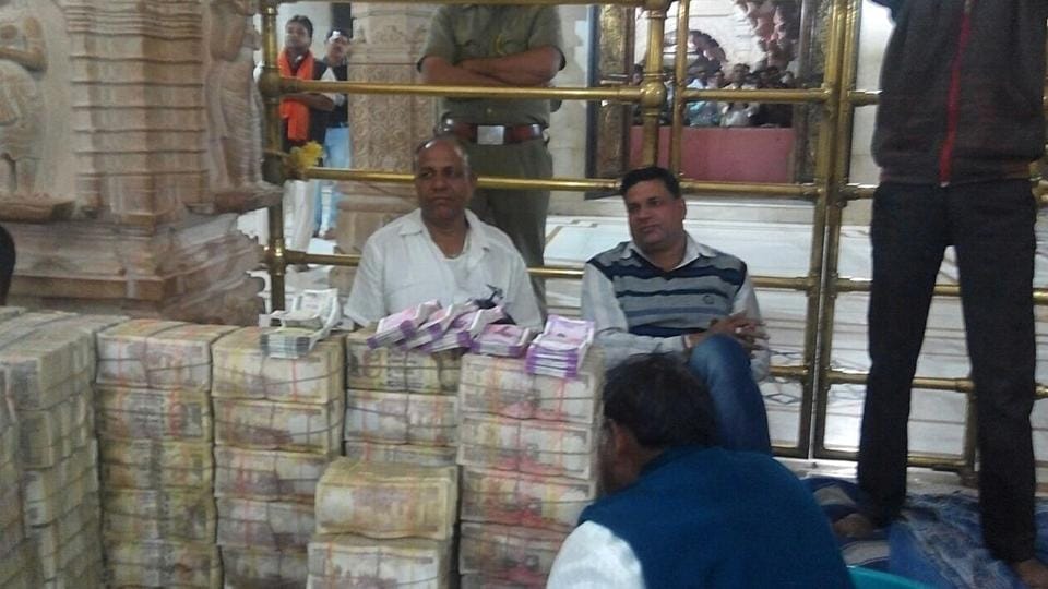 Rajasthan temple gets donations of over Rs 9 lakh in new 2,000, 500-rupee notes