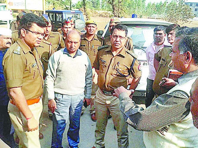Meerut, police picked up three, including a property dealer