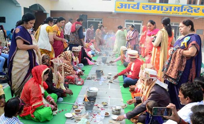 noteban changed situations in india, unique kind of 12 marriages at panipat of haryana