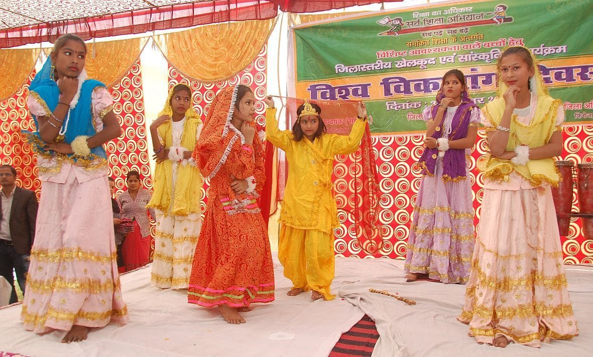 Freshly competition played divyanga