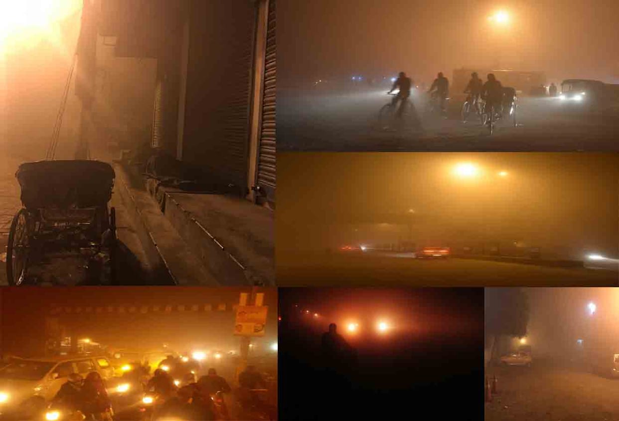 havy fog in central up