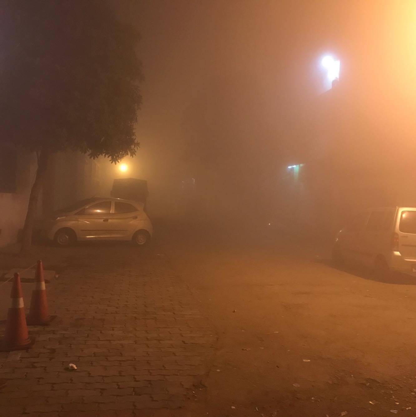 havy fog in central up