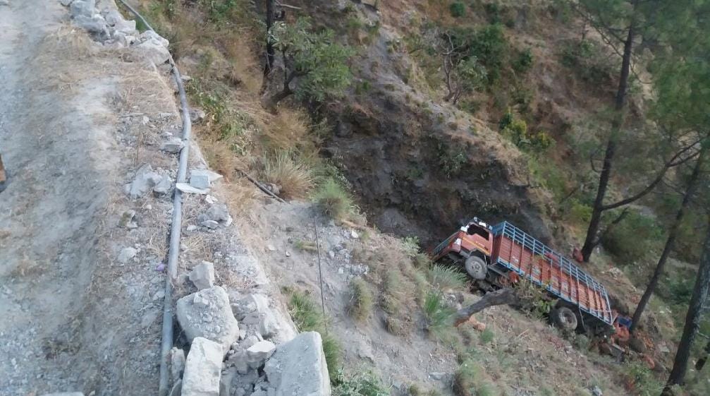 The driver spent the night in a ditch in the fall Cantor